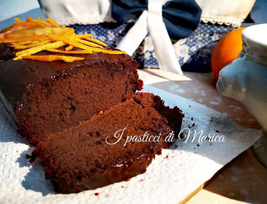 Plum-cake cioccolato e arancia (i pasticci di Marica)